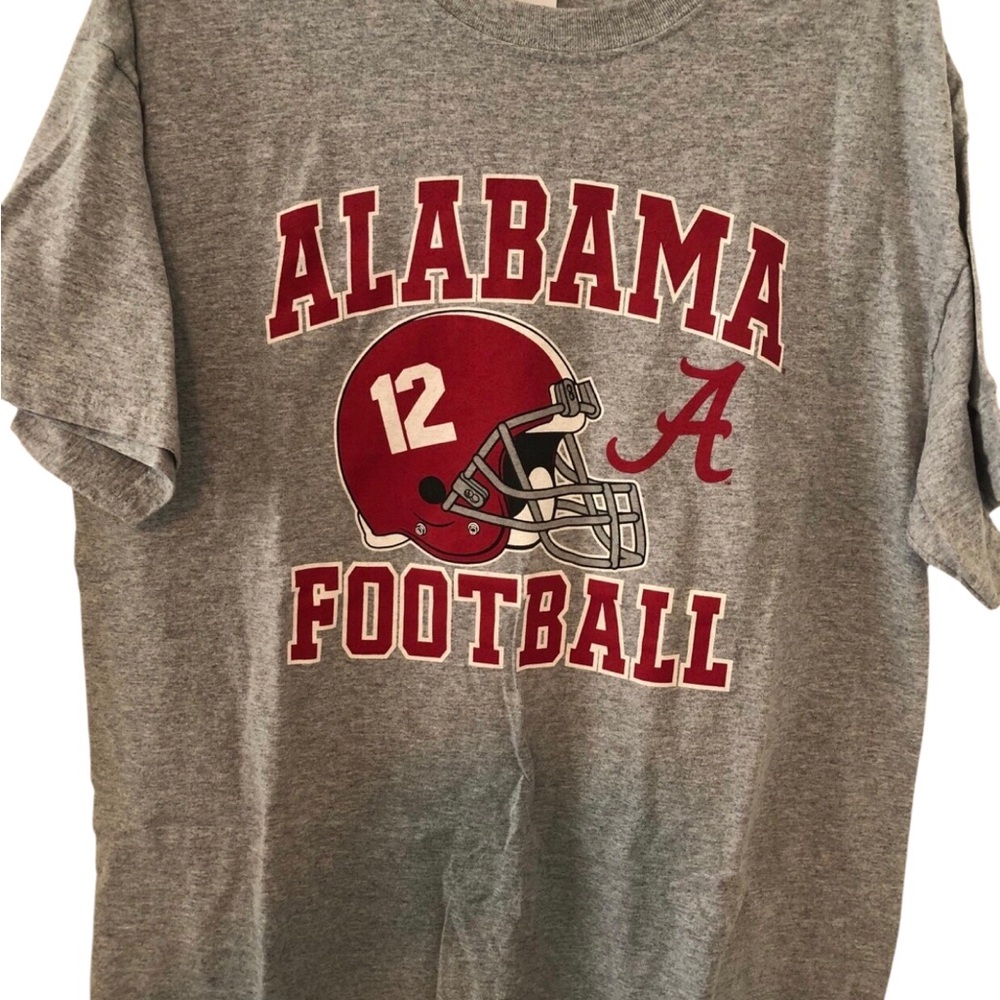 Alabama Football Roll Tide with Crimson ‘Bama Football Graphics Tee Shirt